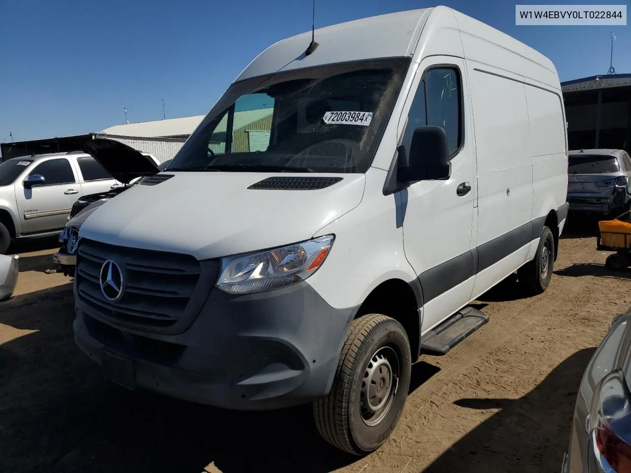 2020 Mercedes-Benz Sprinter 2500 VIN: W1W4EBVY0LT022844 Lot: 72003984