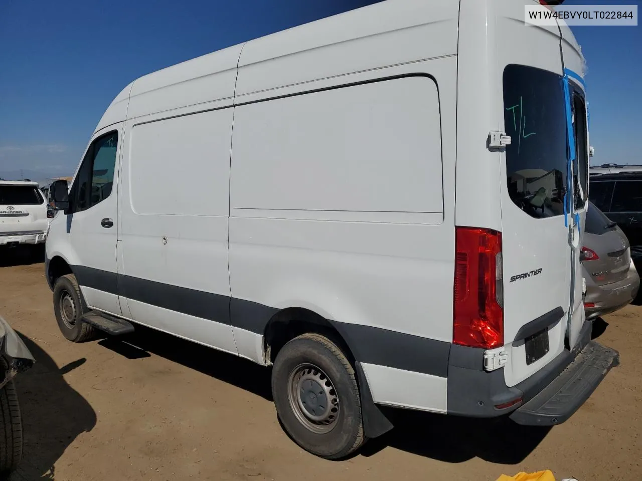 2020 Mercedes-Benz Sprinter 2500 VIN: W1W4EBVY0LT022844 Lot: 72003984