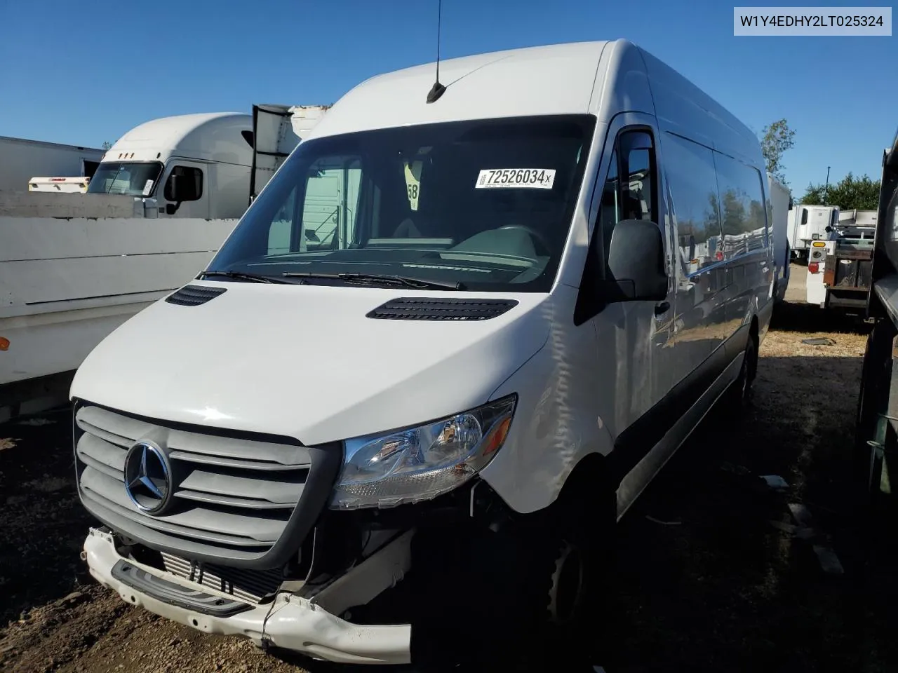 2020 Mercedes-Benz Sprinter 2500 VIN: W1Y4EDHY2LT025324 Lot: 72526034