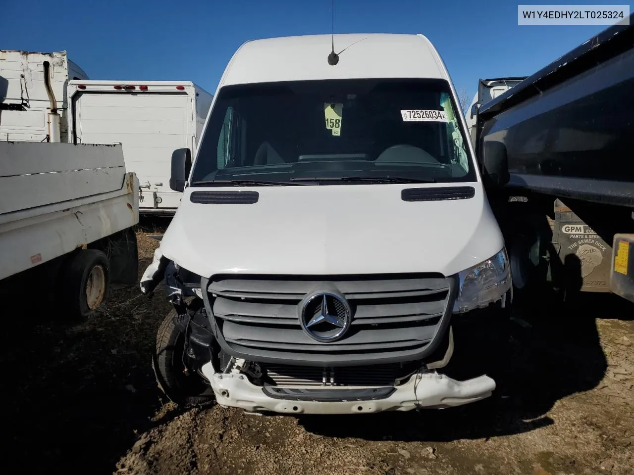 2020 Mercedes-Benz Sprinter 2500 VIN: W1Y4EDHY2LT025324 Lot: 72526034