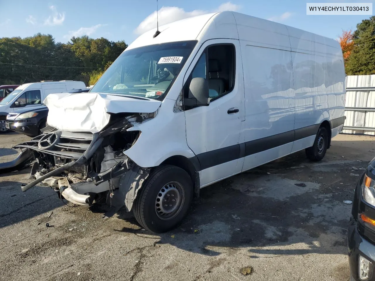 2020 Mercedes-Benz Sprinter 2500 VIN: W1Y4ECHY1LT030413 Lot: 75991934