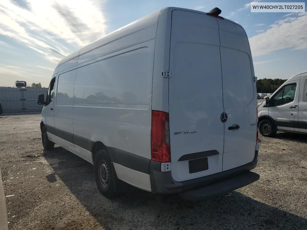 2020 Mercedes-Benz Sprinter 2500 VIN: W1W40CHY2LT027205 Lot: 76533864