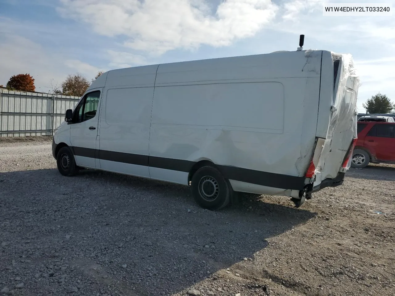 2020 Mercedes-Benz Sprinter 2500 VIN: W1W4EDHY2LT033240 Lot: 77081514