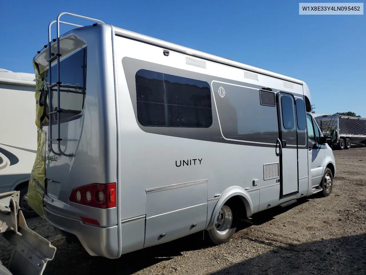 2020 Mercedes-Benz Sprinter 3500 VIN: W1X8E33Y4LN095452 Lot: 77117634