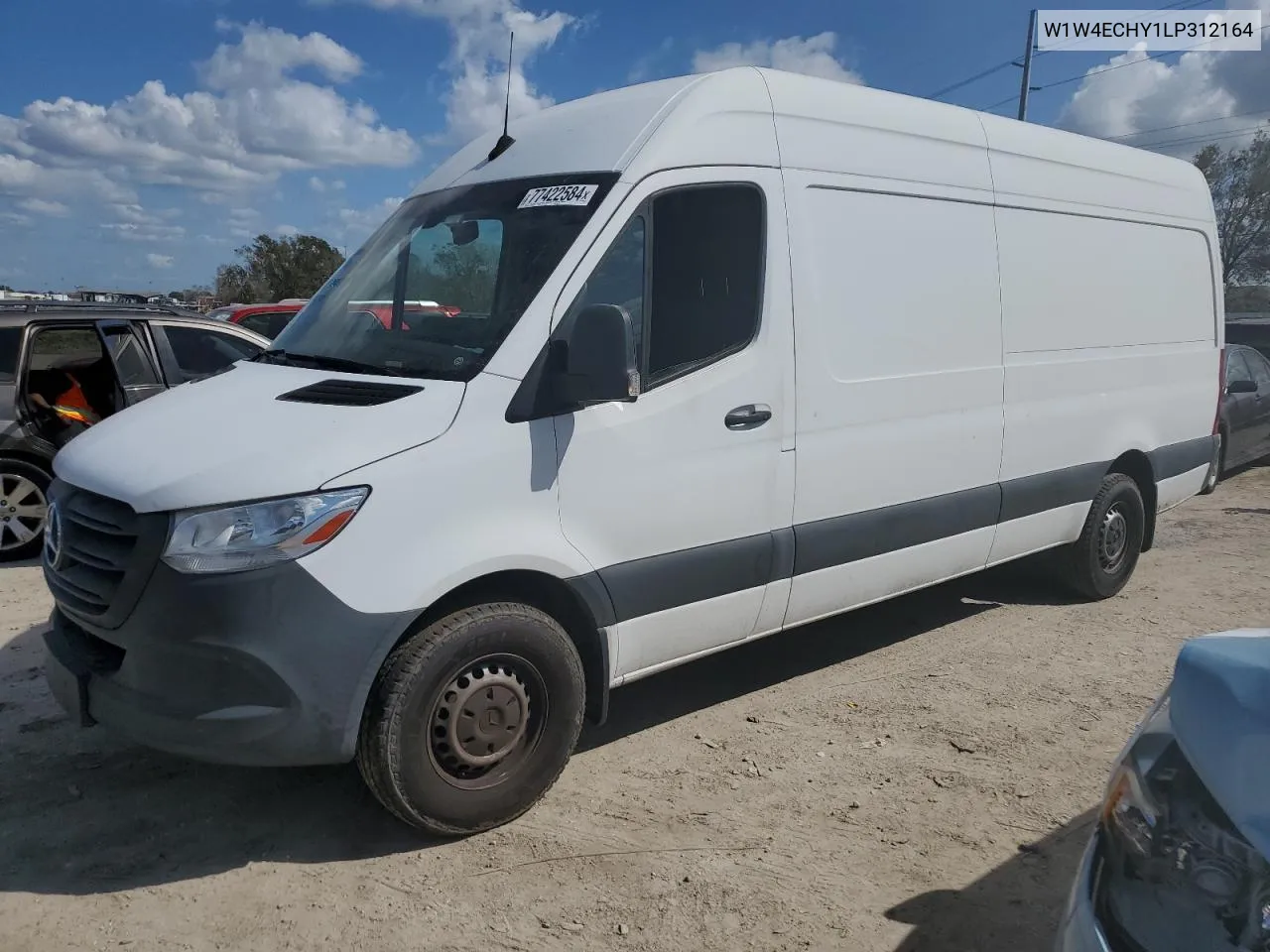 2020 Mercedes-Benz Sprinter 2500 VIN: W1W4ECHY1LP312164 Lot: 77422584