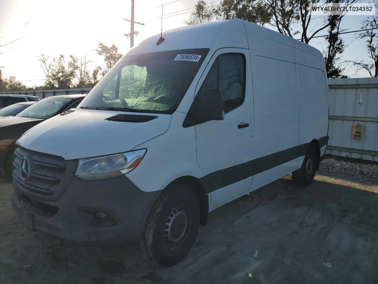 2020 Mercedes-Benz Sprinter 2500 VIN: W1Y4EBHY2LT034352 Lot: 79090534