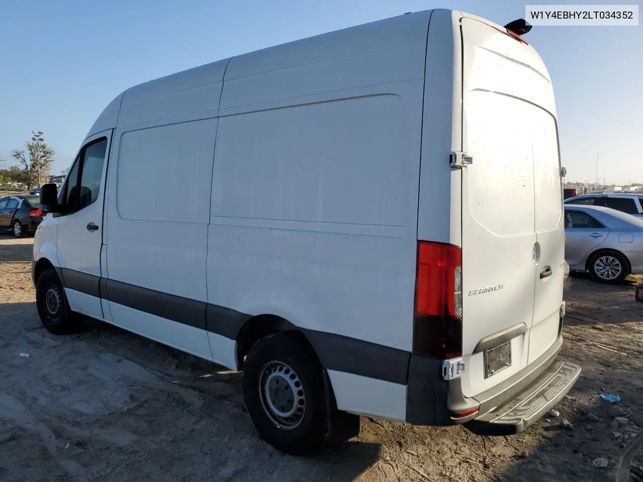 2020 Mercedes-Benz Sprinter 2500 VIN: W1Y4EBHY2LT034352 Lot: 79090534