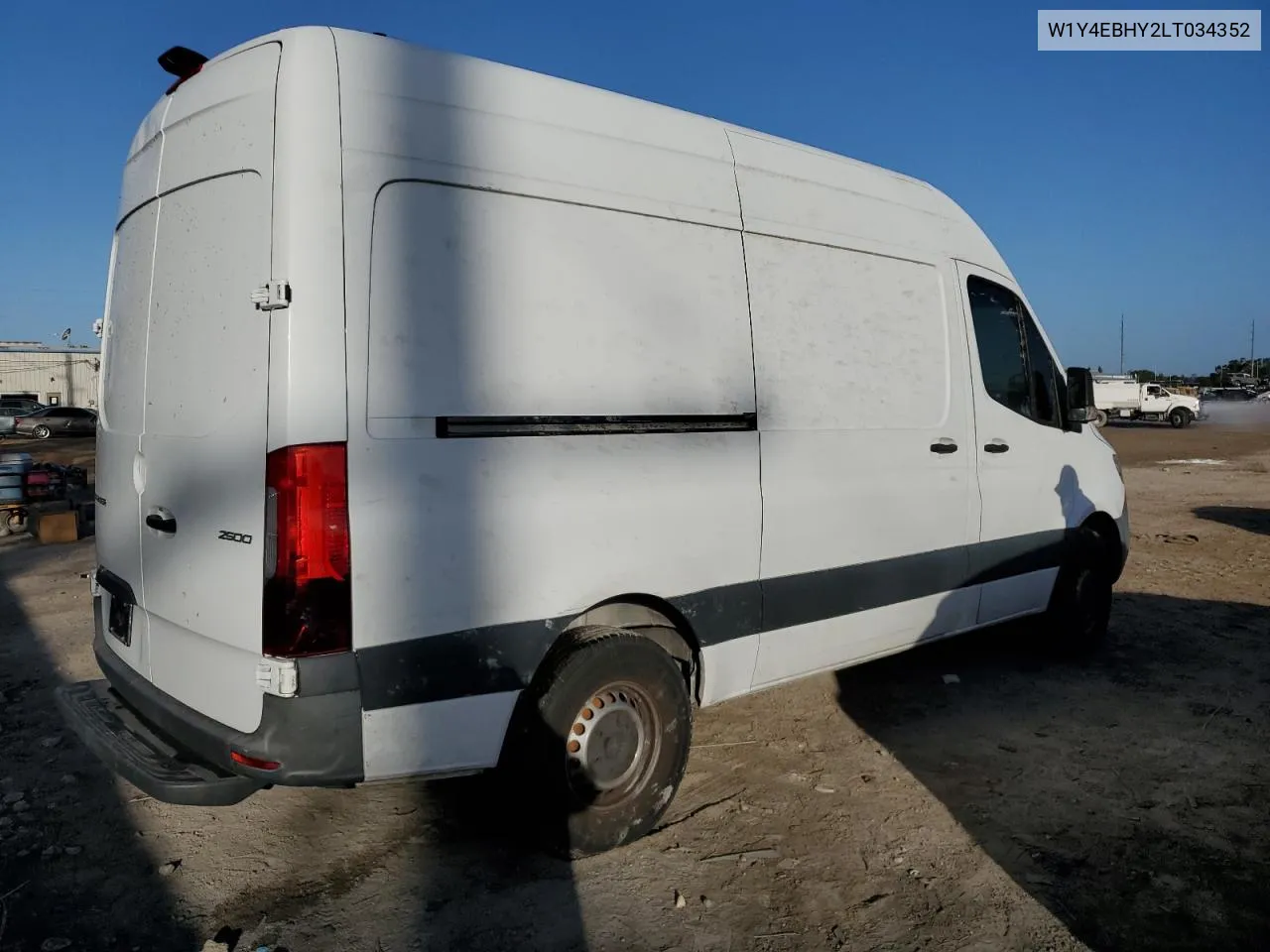 2020 Mercedes-Benz Sprinter 2500 VIN: W1Y4EBHY2LT034352 Lot: 79090534