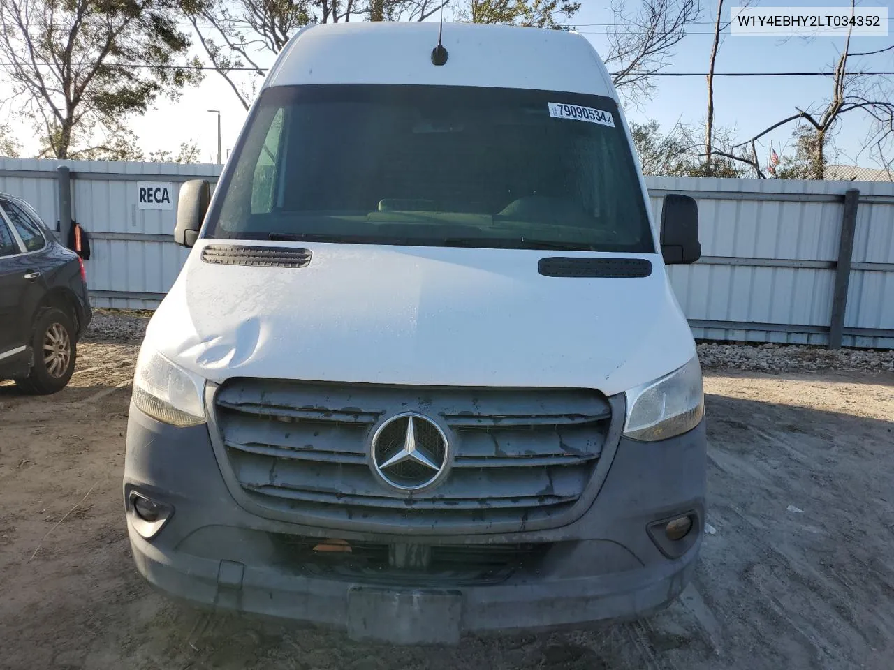 2020 Mercedes-Benz Sprinter 2500 VIN: W1Y4EBHY2LT034352 Lot: 79090534