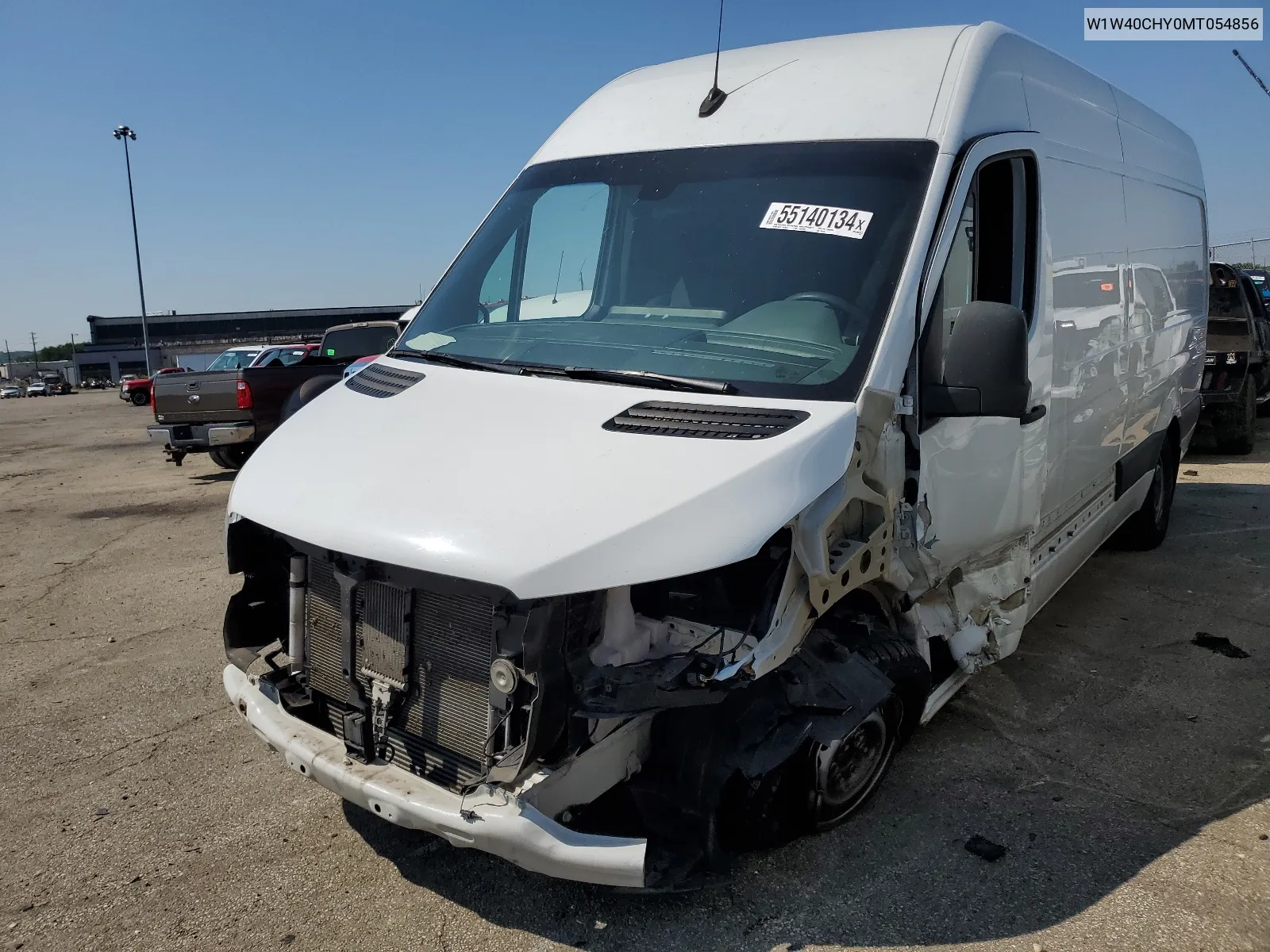 2021 Mercedes-Benz Sprinter 2500 VIN: W1W40CHY0MT054856 Lot: 55140134