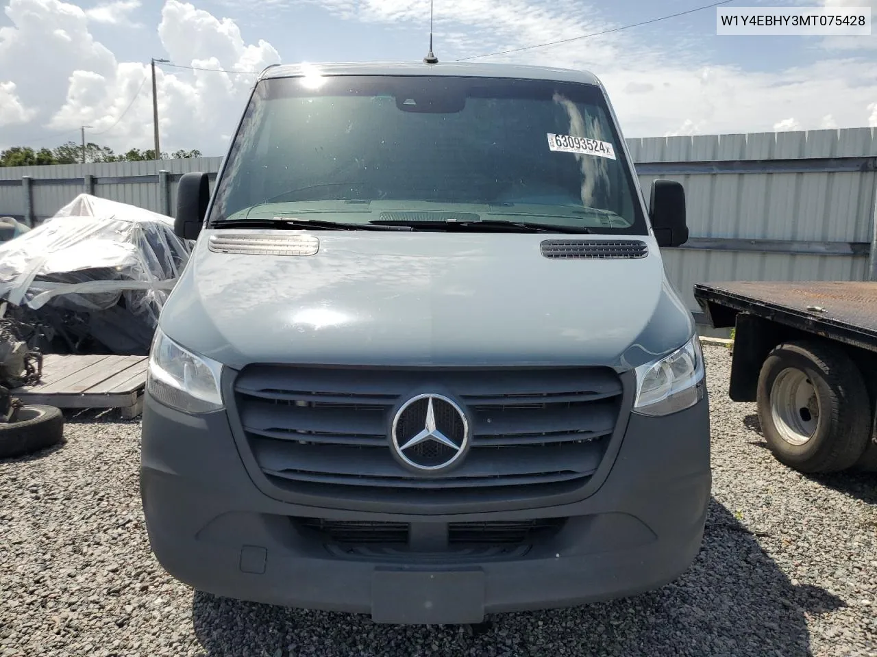 2021 Mercedes-Benz Sprinter 2500 VIN: W1Y4EBHY3MT075428 Lot: 63093524