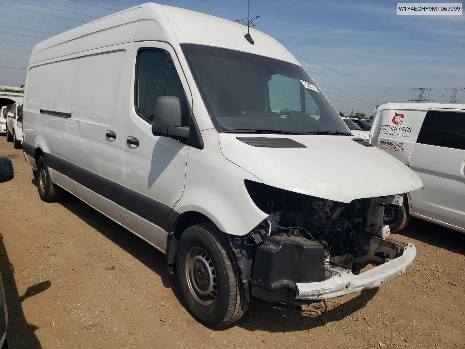 2021 Mercedes-Benz Sprinter 2500 VIN: W1Y4ECHY9MT067999 Lot: 67259574