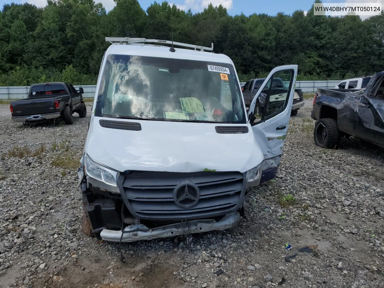 2021 Mercedes-Benz Sprinter 2500 VIN: W1W4DBHY7MT050124 Lot: 67492654