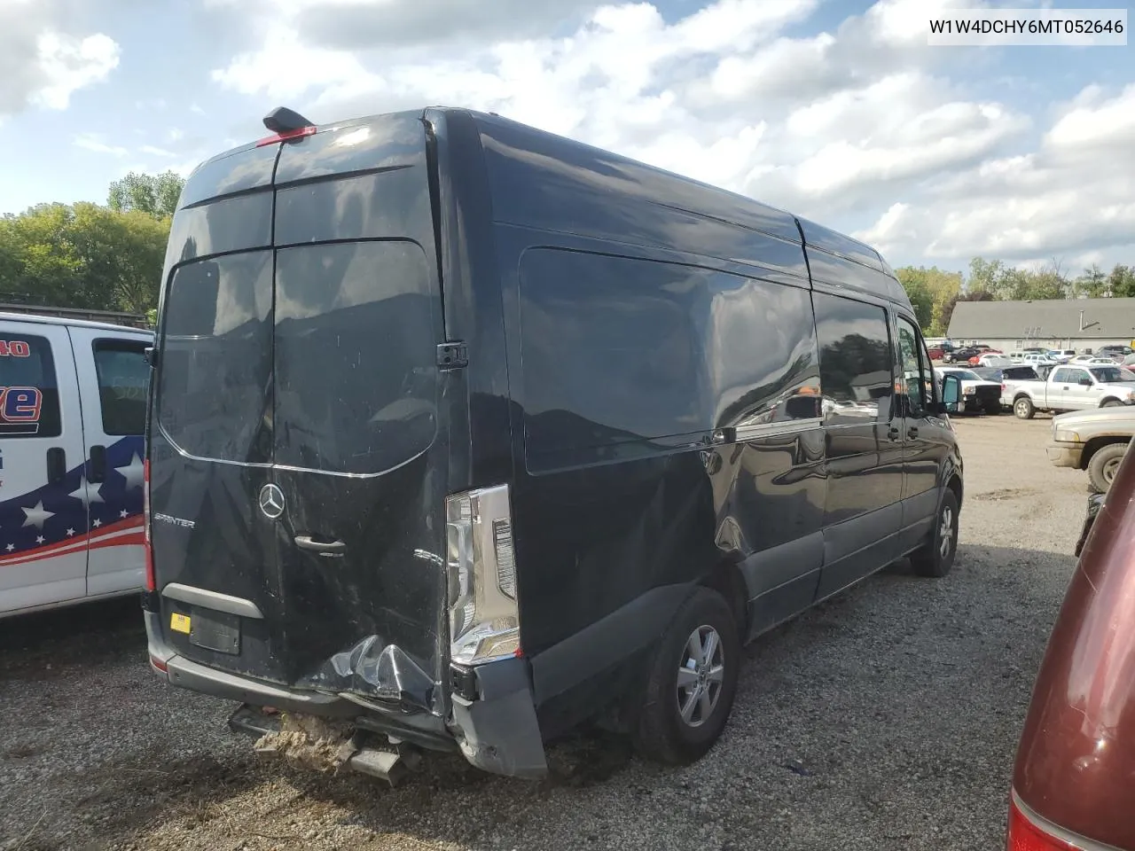 2021 Mercedes-Benz Sprinter 2500 VIN: W1W4DCHY6MT052646 Lot: 67900664