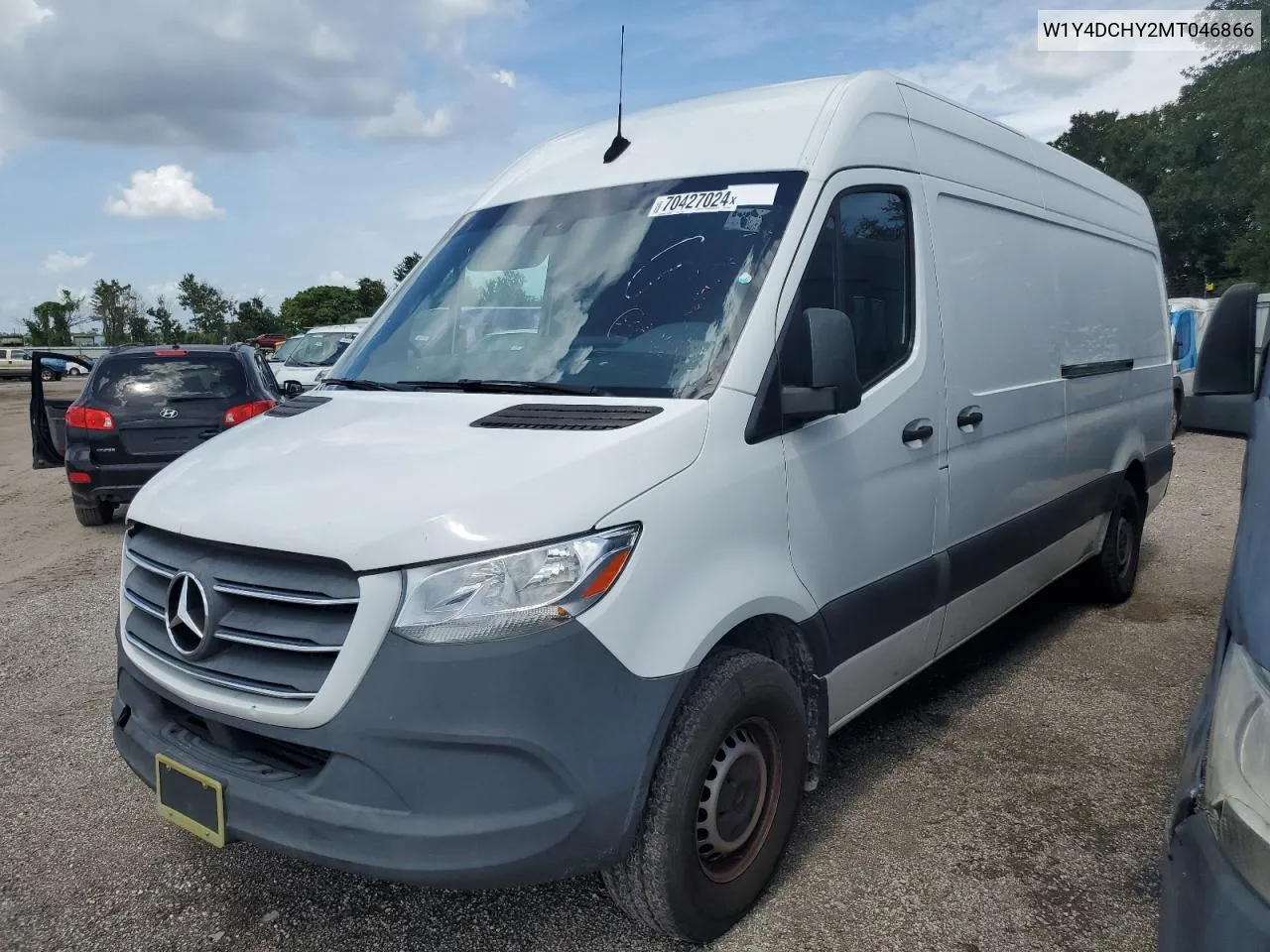 2021 Mercedes-Benz Sprinter 2500 VIN: W1Y4DCHY2MT046866 Lot: 70427024