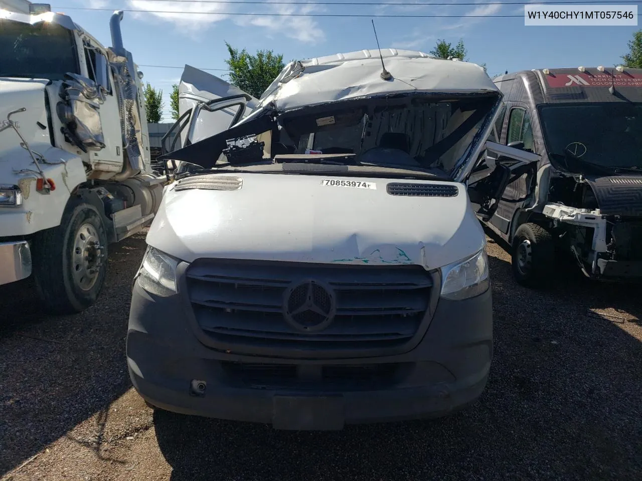 2021 Mercedes-Benz Sprinter 2500 VIN: W1Y40CHY1MT057546 Lot: 70853974