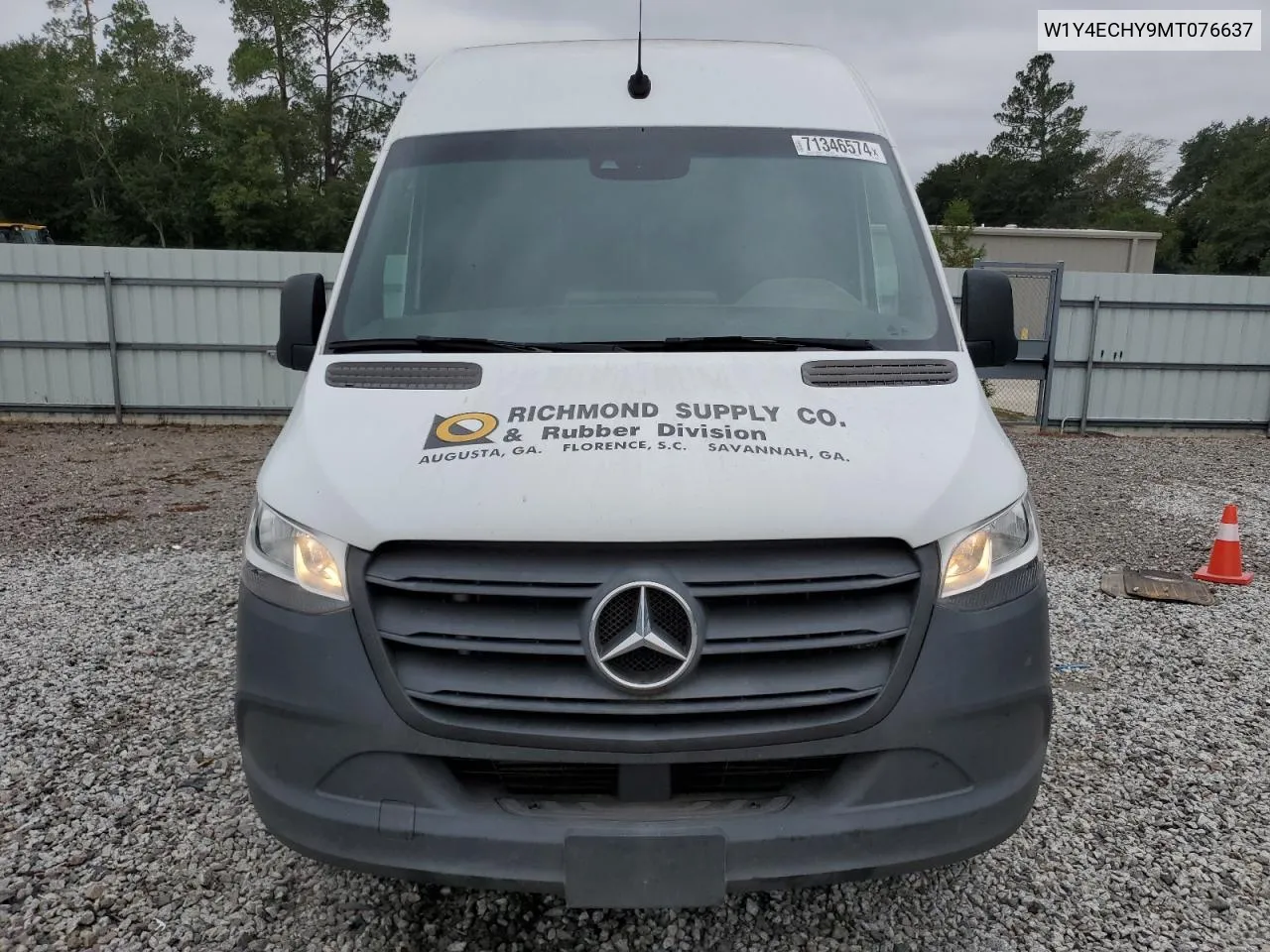 2021 Mercedes-Benz Sprinter 2500 VIN: W1Y4ECHY9MT076637 Lot: 71346574