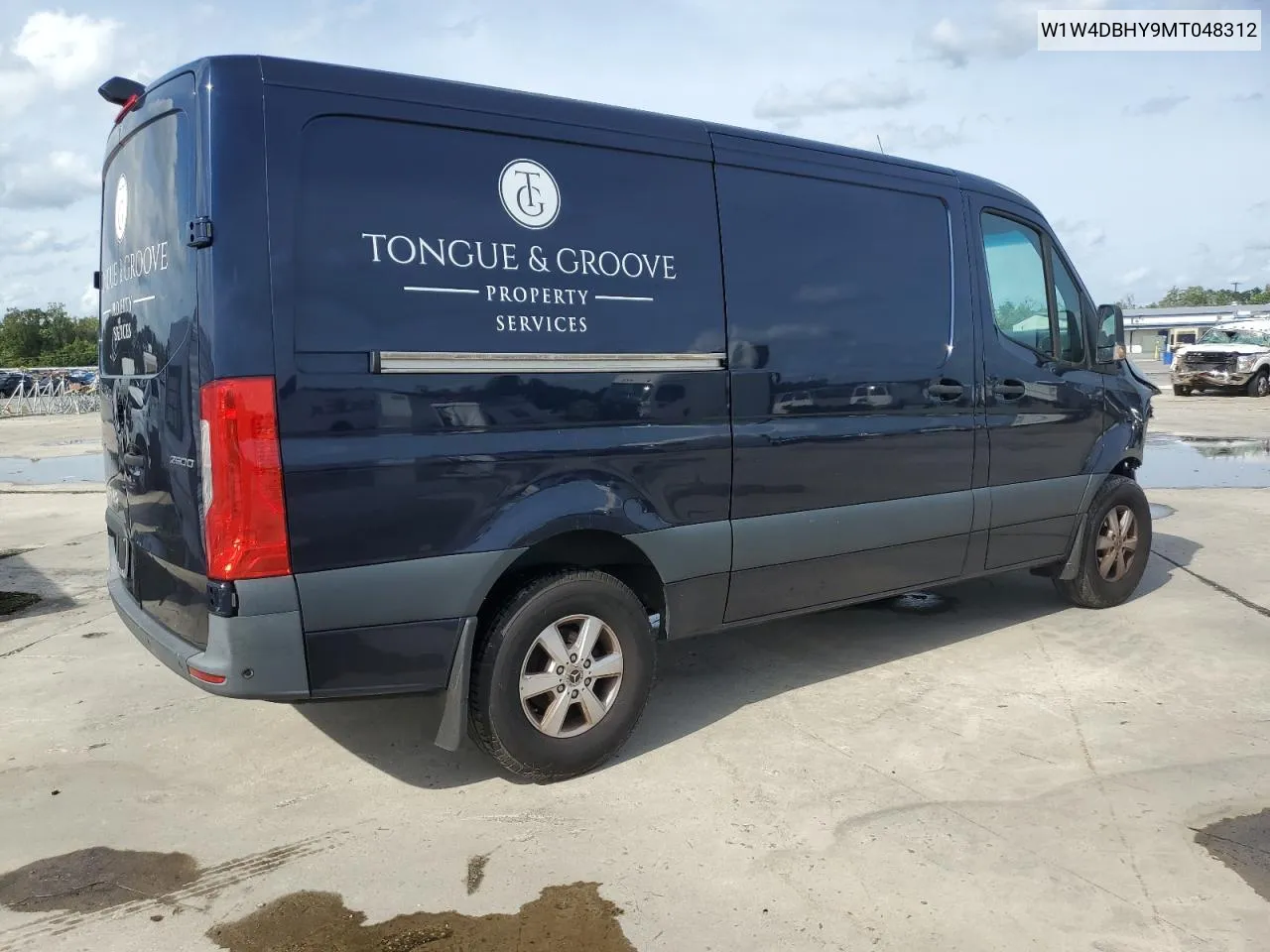 2021 Mercedes-Benz Sprinter 2500 VIN: W1W4DBHY9MT048312 Lot: 73311684