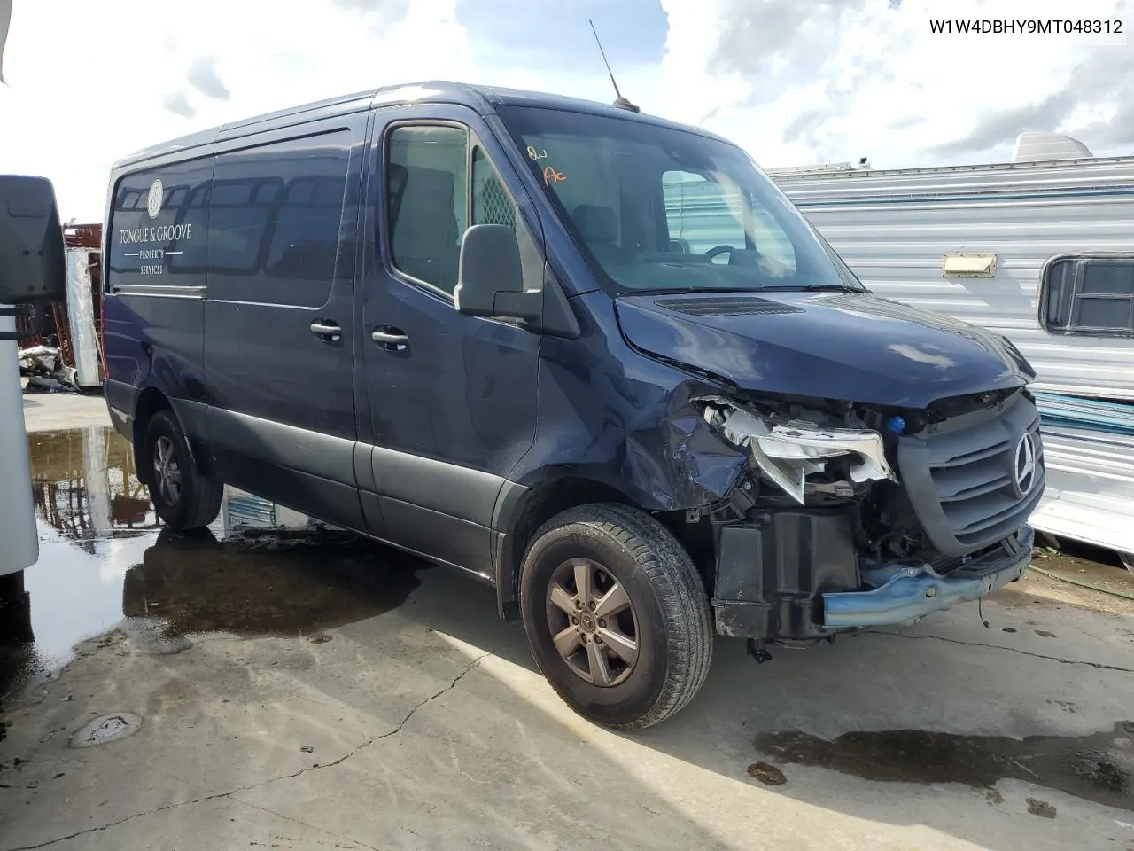 2021 Mercedes-Benz Sprinter 2500 VIN: W1W4DBHY9MT048312 Lot: 73311684