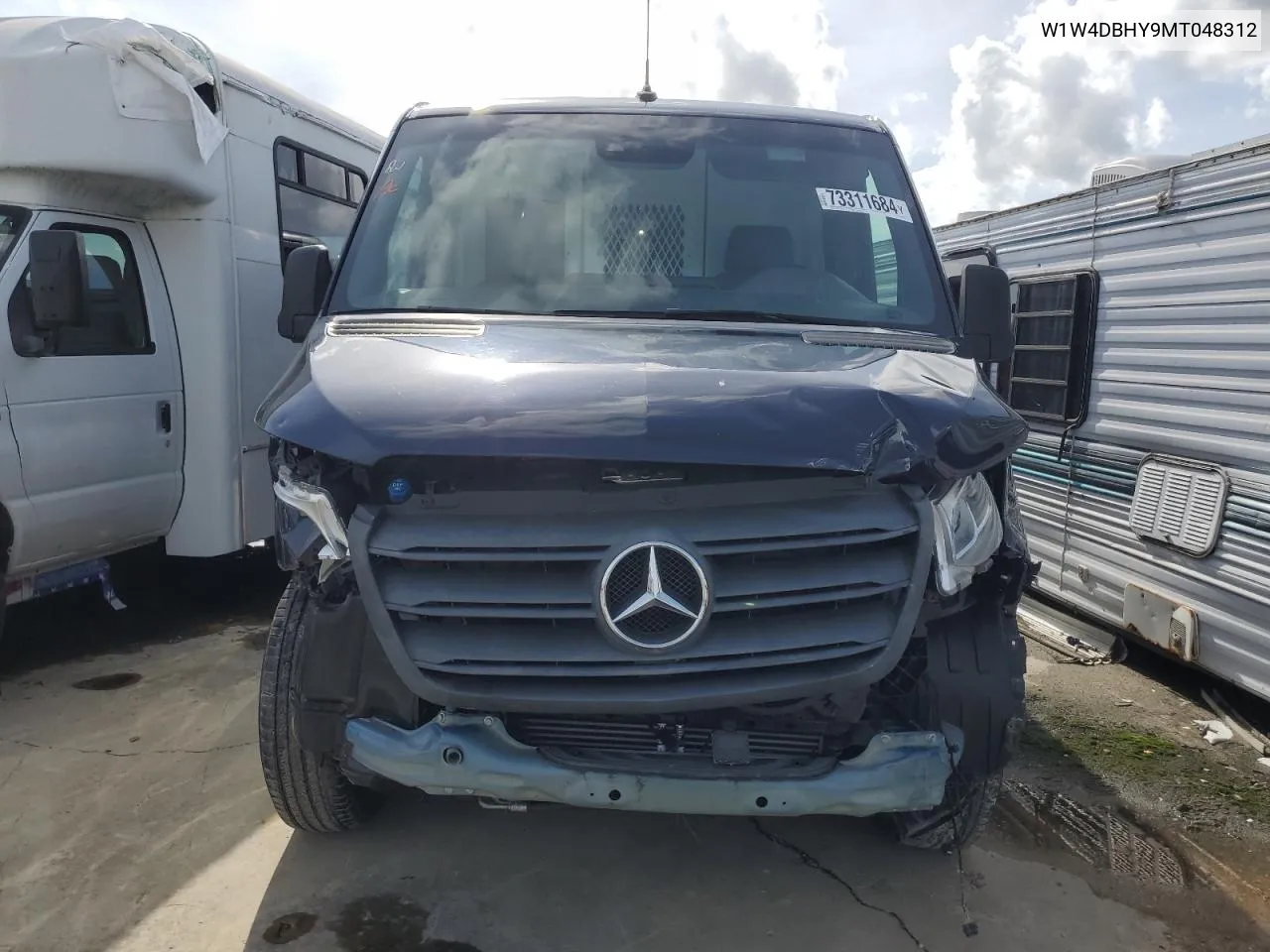 2021 Mercedes-Benz Sprinter 2500 VIN: W1W4DBHY9MT048312 Lot: 73311684