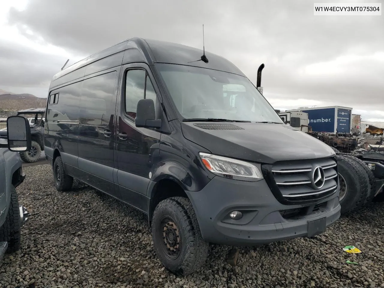 2021 Mercedes-Benz Sprinter 2500 VIN: W1W4ECVY3MT075304 Lot: 74139924