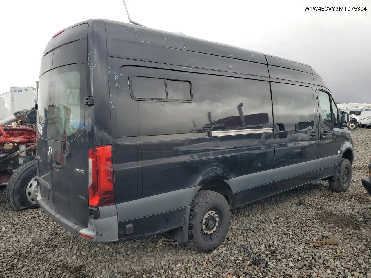 2021 Mercedes-Benz Sprinter 2500 VIN: W1W4ECVY3MT075304 Lot: 74139924