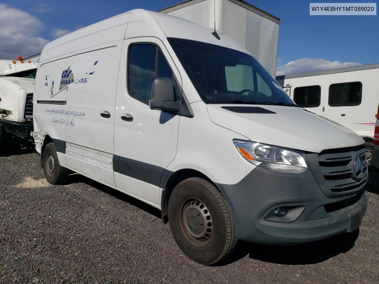 2021 Mercedes-Benz Sprinter 2500 VIN: W1Y4EBHY1MT059020 Lot: 74562424