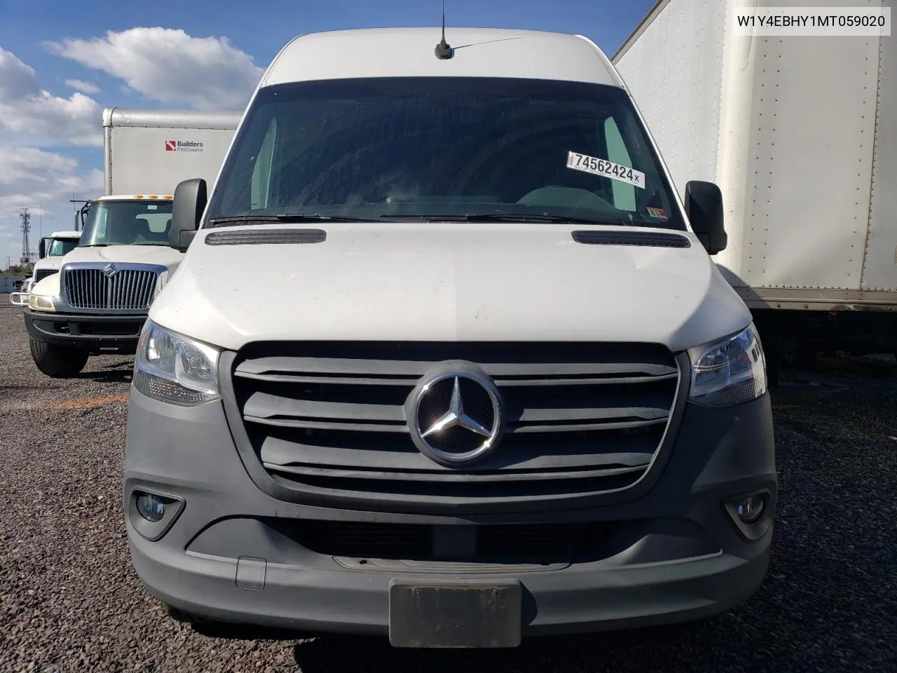 2021 Mercedes-Benz Sprinter 2500 VIN: W1Y4EBHY1MT059020 Lot: 74562424