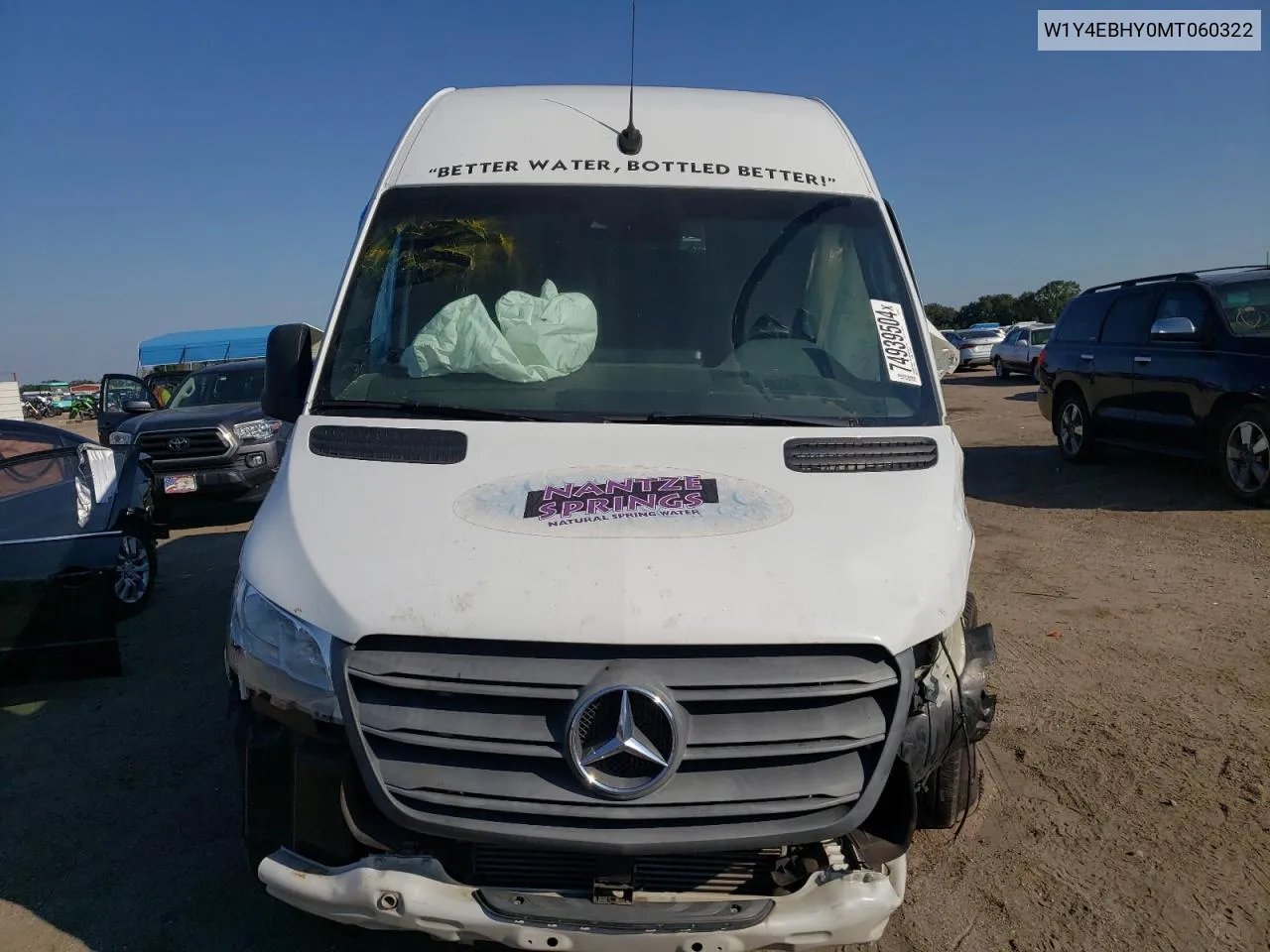 2021 Mercedes-Benz Sprinter 2500 VIN: W1Y4EBHY0MT060322 Lot: 74939504