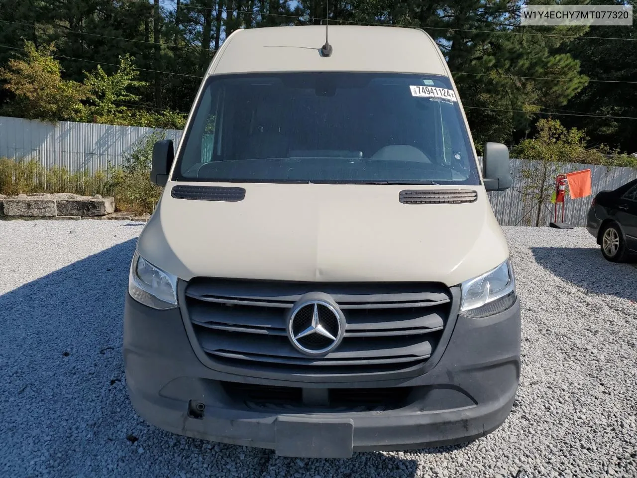 2021 Mercedes-Benz Sprinter 2500 VIN: W1Y4ECHY7MT077320 Lot: 74941124