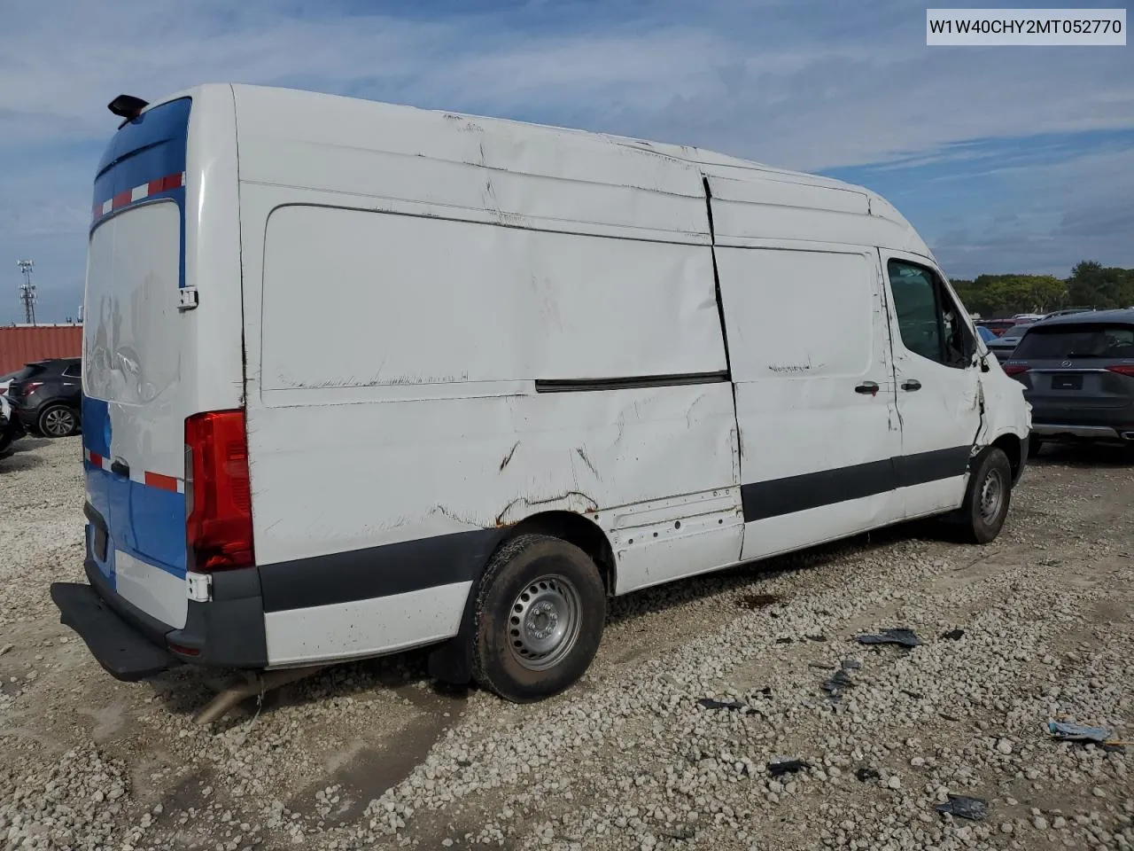 2021 Mercedes-Benz Sprinter 2500 VIN: W1W40CHY2MT052770 Lot: 75758894