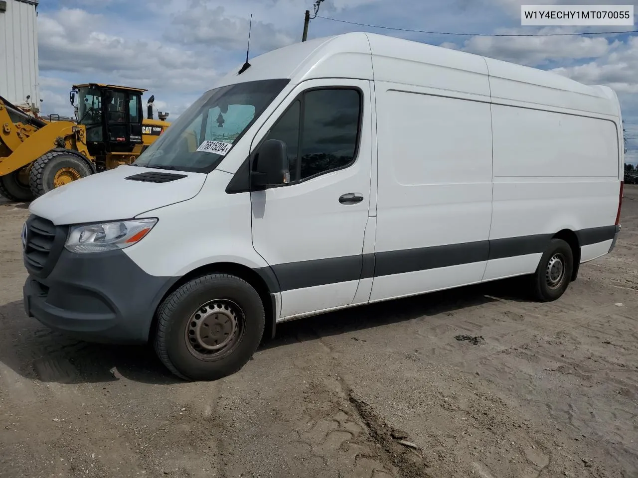 2021 Mercedes-Benz Sprinter 2500 VIN: W1Y4ECHY1MT070055 Lot: 76815204