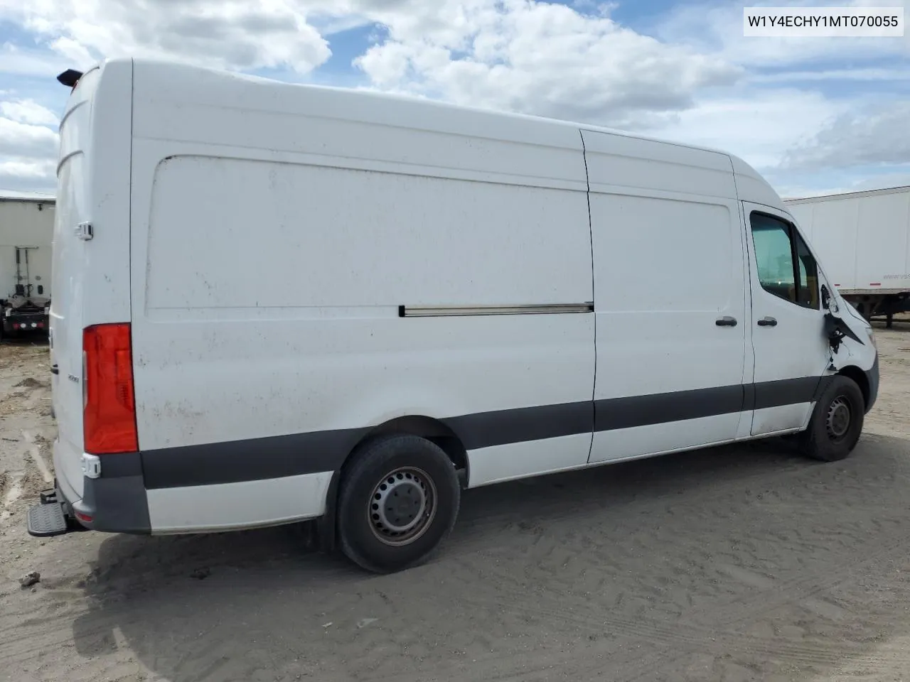 2021 Mercedes-Benz Sprinter 2500 VIN: W1Y4ECHY1MT070055 Lot: 76815204