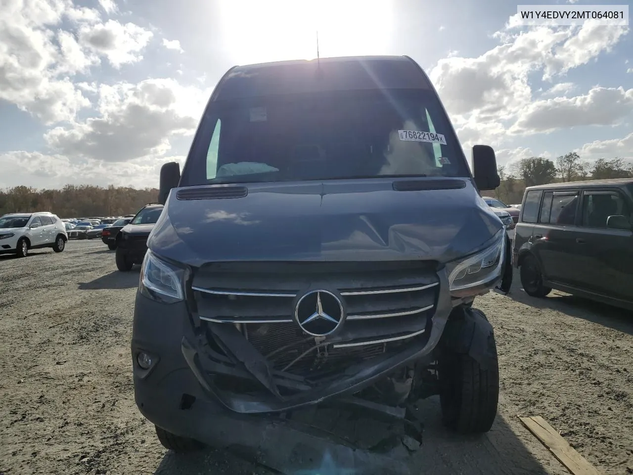 2021 Mercedes-Benz Sprinter 2500 VIN: W1Y4EDVY2MT064081 Lot: 76822194