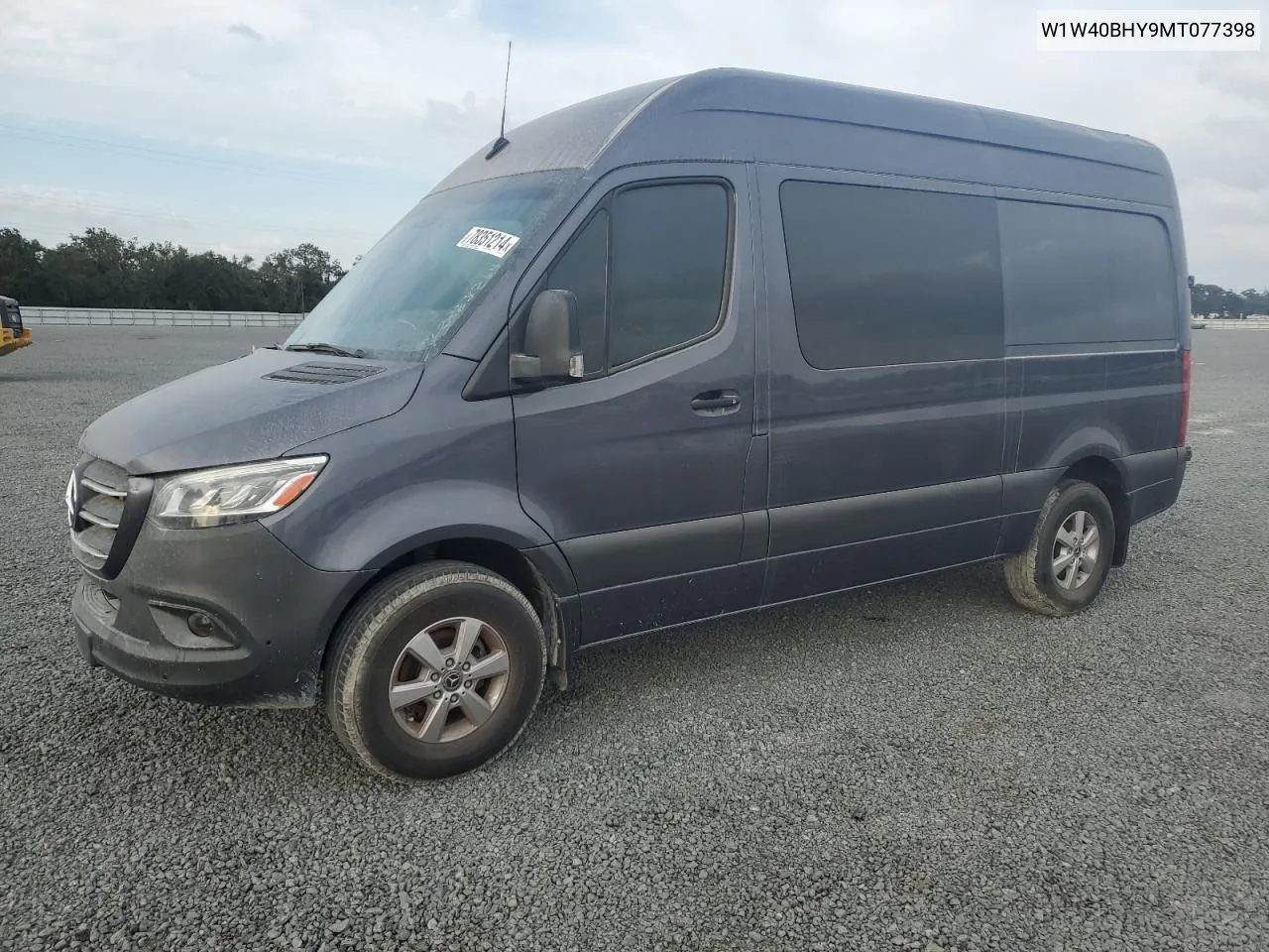 2021 Mercedes-Benz Sprinter 2500 VIN: W1W40BHY9MT077398 Lot: 78351214