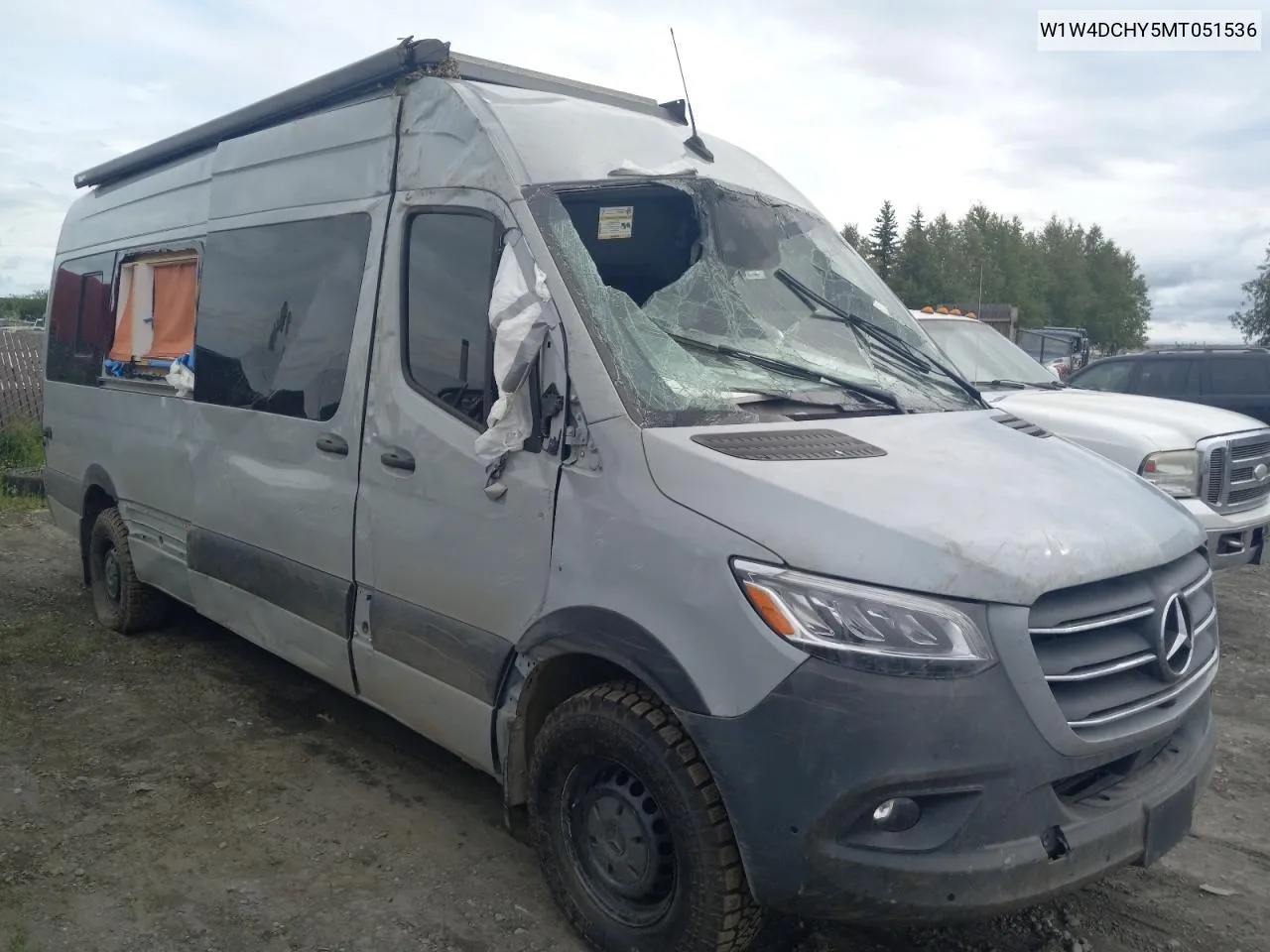 2021 Mercedes-Benz Sprinter 2500 VIN: W1W4DCHY5MT051536 Lot: 78550074