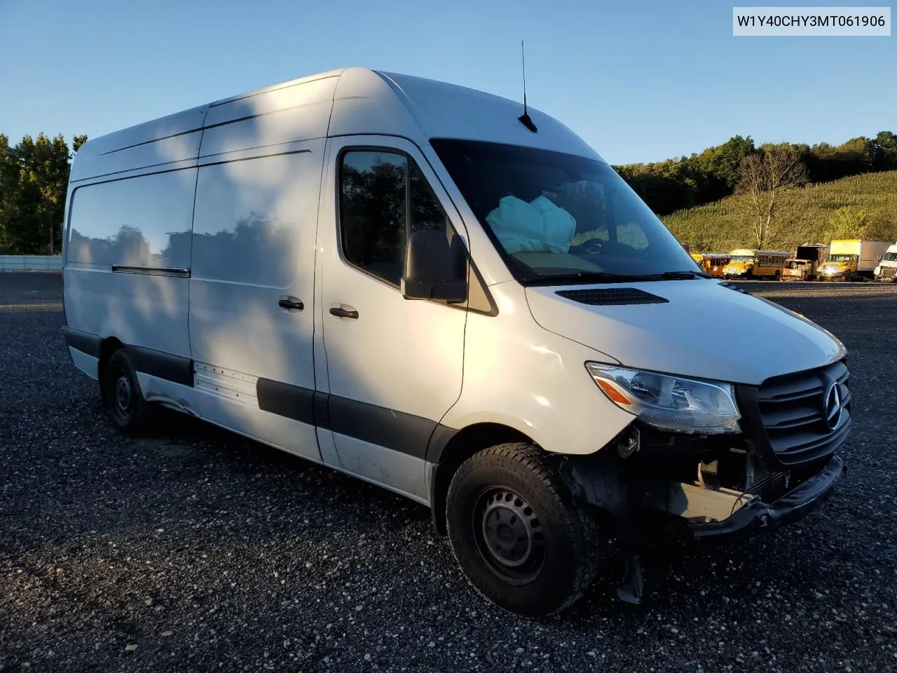 2021 Mercedes-Benz Sprinter 2500 VIN: W1Y40CHY3MT061906 Lot: 80910424