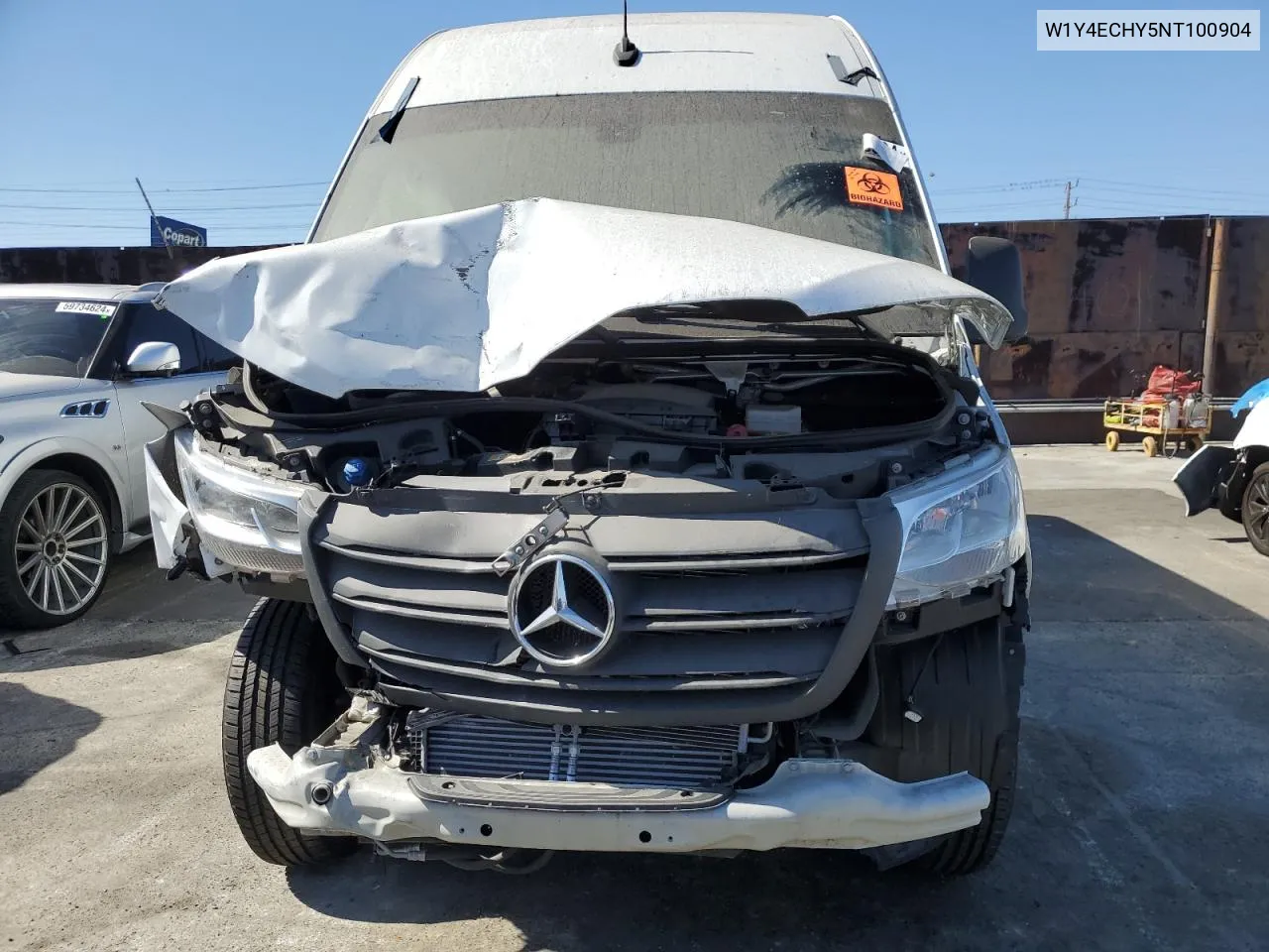 2022 Mercedes-Benz Sprinter 2500 VIN: W1Y4ECHY5NT100904 Lot: 57458084