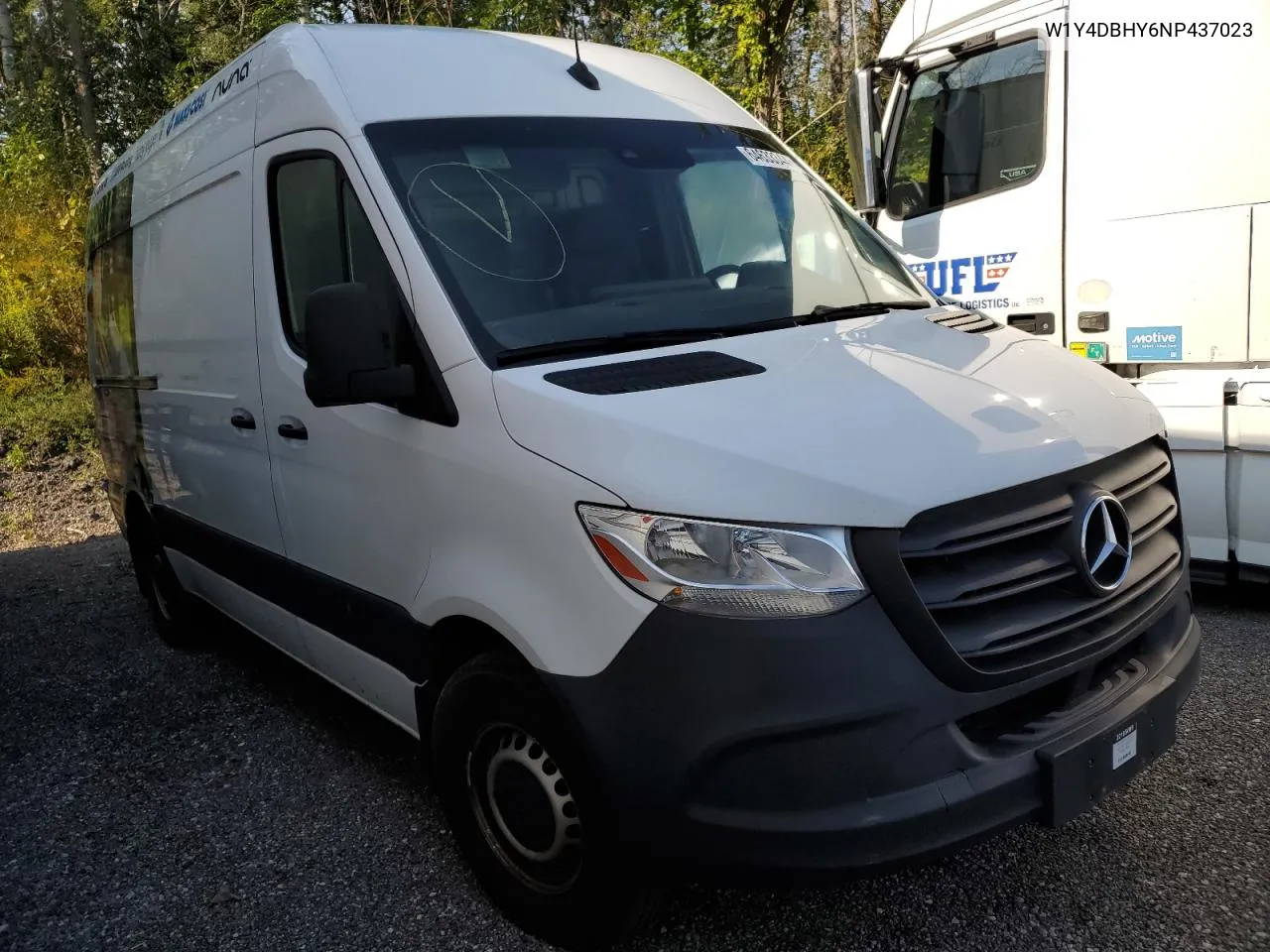 2022 Mercedes-Benz Sprinter 2500 VIN: W1Y4DBHY6NP437023 Lot: 64633344