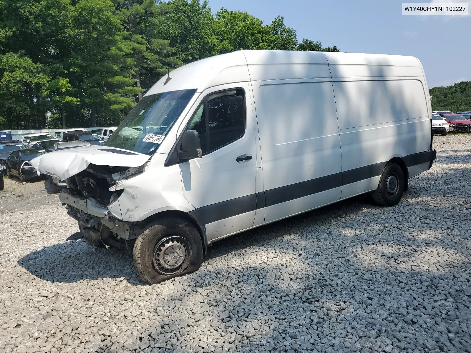 2022 Mercedes-Benz Sprinter 2500 VIN: W1Y40CHY1NT102227 Lot: 64997704