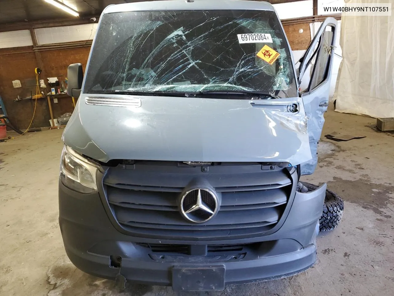 2022 Mercedes-Benz Sprinter 2500 VIN: W1W40BHY9NT107551 Lot: 69702084