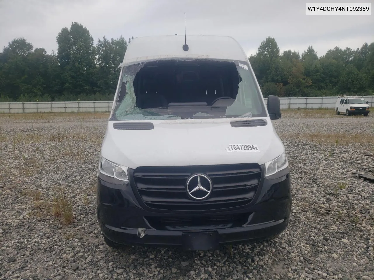 2022 Mercedes-Benz Sprinter 2500 VIN: W1Y4DCHY4NT092359 Lot: 70472894