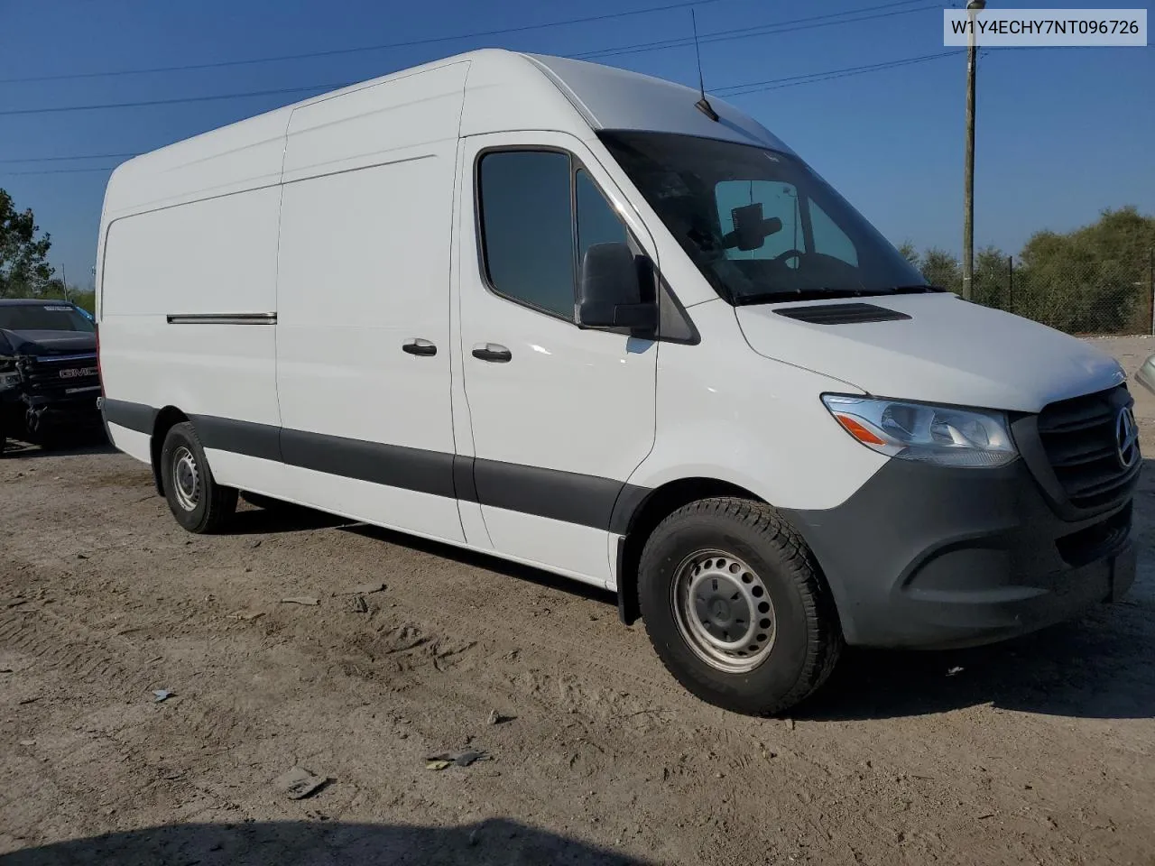 2022 Mercedes-Benz Sprinter 2500 VIN: W1Y4ECHY7NT096726 Lot: 71882504