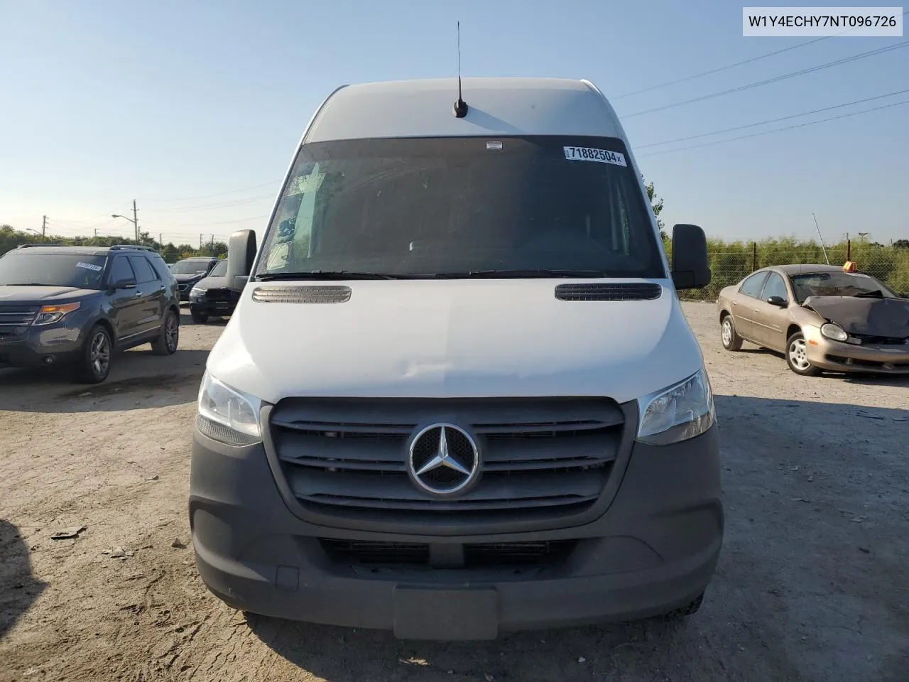 2022 Mercedes-Benz Sprinter 2500 VIN: W1Y4ECHY7NT096726 Lot: 71882504