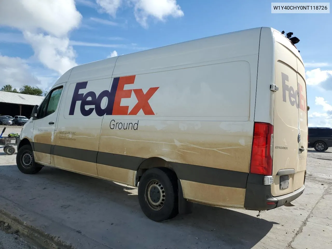 2022 Mercedes-Benz Sprinter 2500 VIN: W1Y40CHY0NT118726 Lot: 72890294