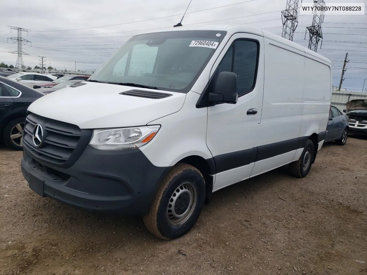 2022 Mercedes-Benz Sprinter 1500 VIN: W1Y70BGY7NT088228 Lot: 72960404