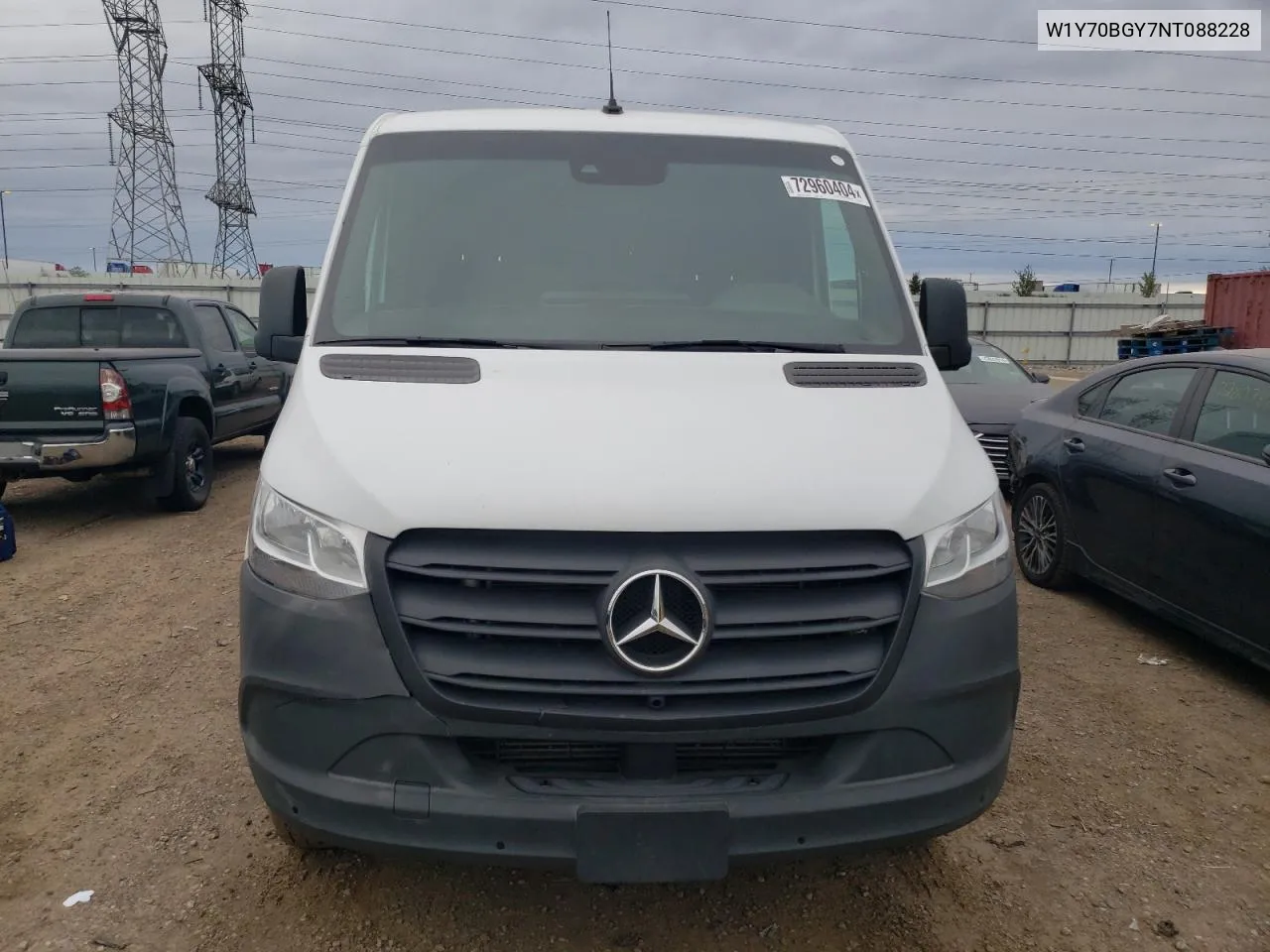 2022 Mercedes-Benz Sprinter 1500 VIN: W1Y70BGY7NT088228 Lot: 72960404