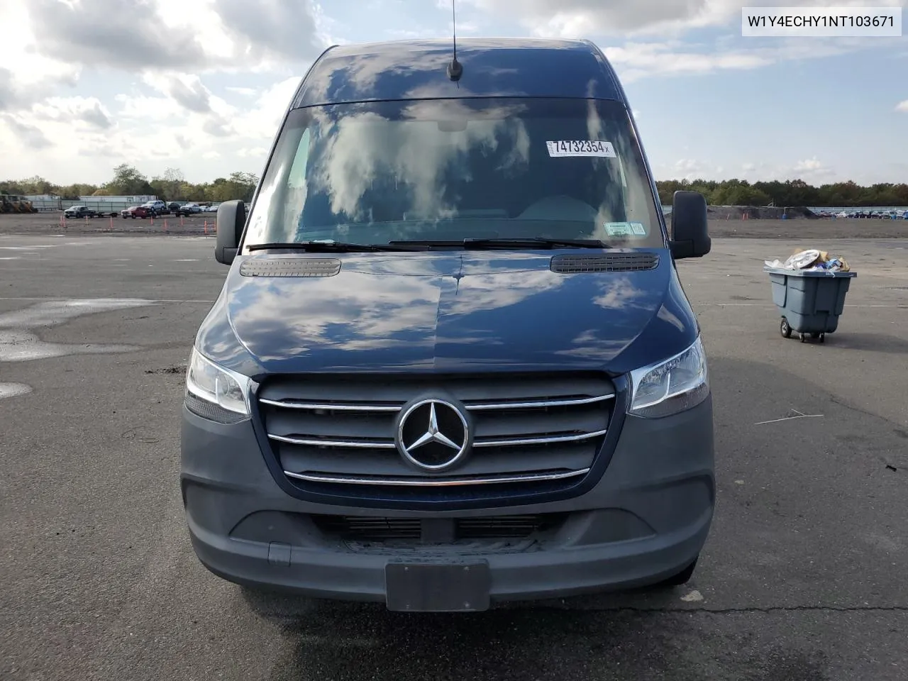 2022 Mercedes-Benz Sprinter 2500 VIN: W1Y4ECHY1NT103671 Lot: 74732354