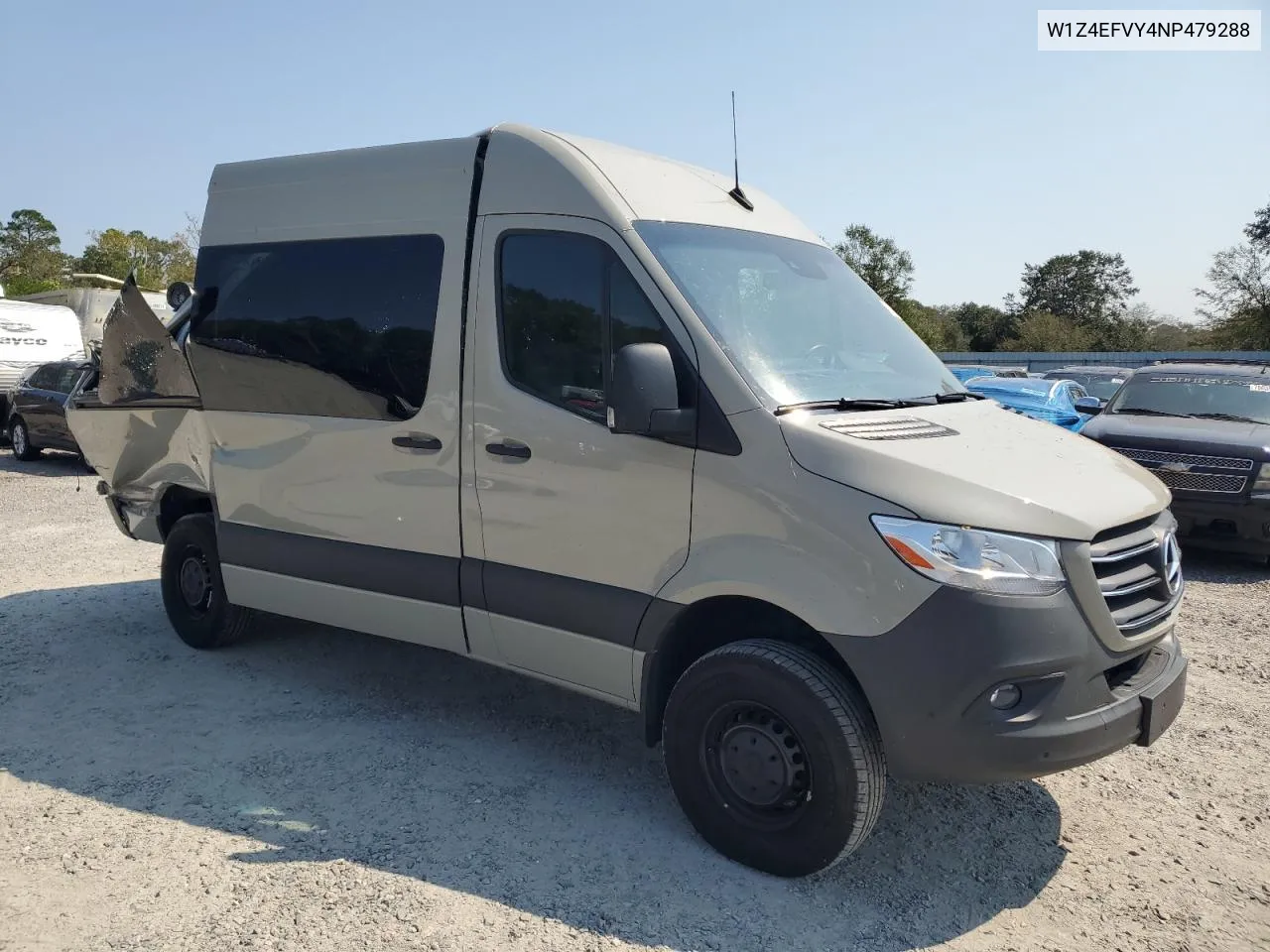 2022 Mercedes-Benz Sprinter 2500 VIN: W1Z4EFVY4NP479288 Lot: 74849754