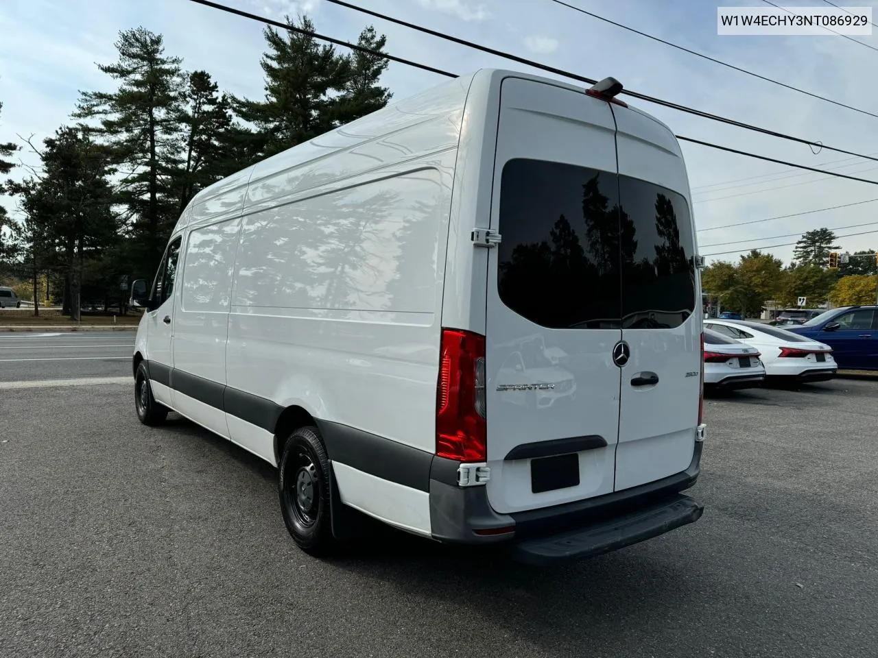 2022 Mercedes-Benz Sprinter 2500 VIN: W1W4ECHY3NT086929 Lot: 75198694